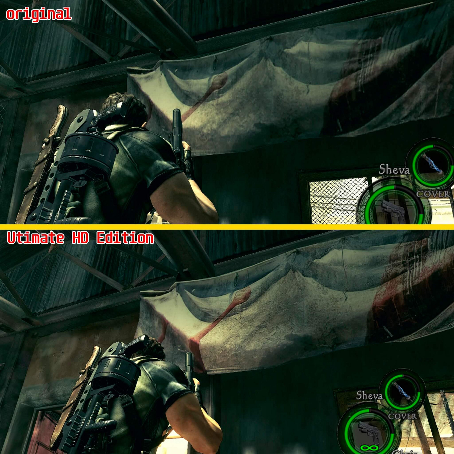 MOD製作者TEXremaster自製《惡靈古堡5》視效提升MOD