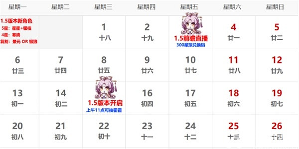 崩壞星穹鐵道1.5前瞻直播開始時間介紹