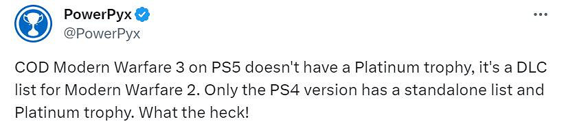 《決勝時刻20》PS5版無白金獎杯 僅作為前代DLC存在！