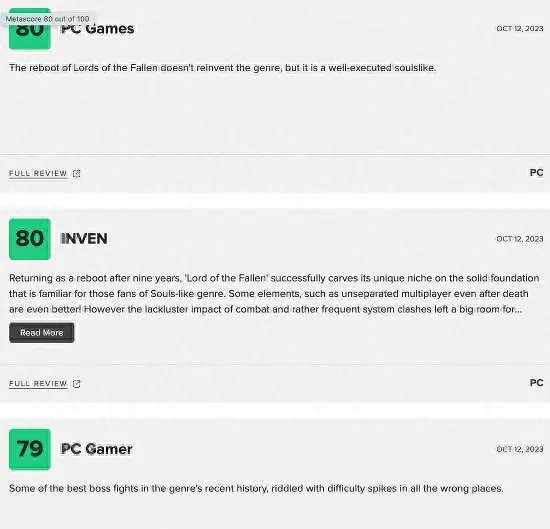 《墮落之主》媒體評分一覽 《墮落之主》媒體評分一覽