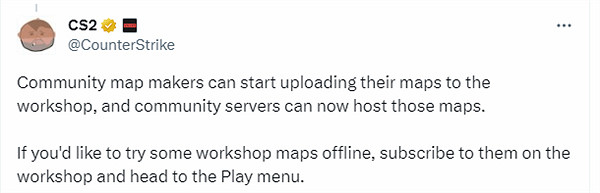 《CS2》全新更新檔:創意工坊地圖上線 修復更多bug 《CS2》全新更新檔:創意工坊地圖上線 修復更多bug