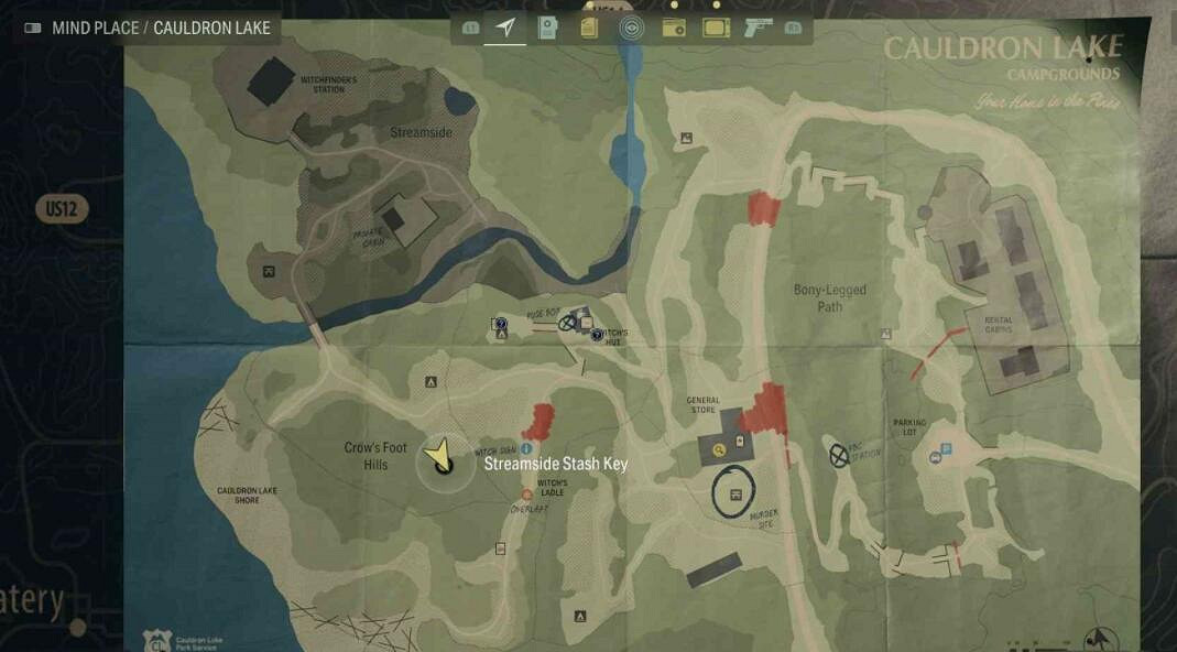 《心靈殺手2》女巫之勺藏匿物鑰匙位置