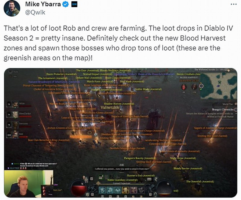 暴雪總裁賣力誇讚《暗黑4》:遊戲已經變好了! 暴雪總裁賣力誇讚《暗黑4》:遊戲已經變好了!