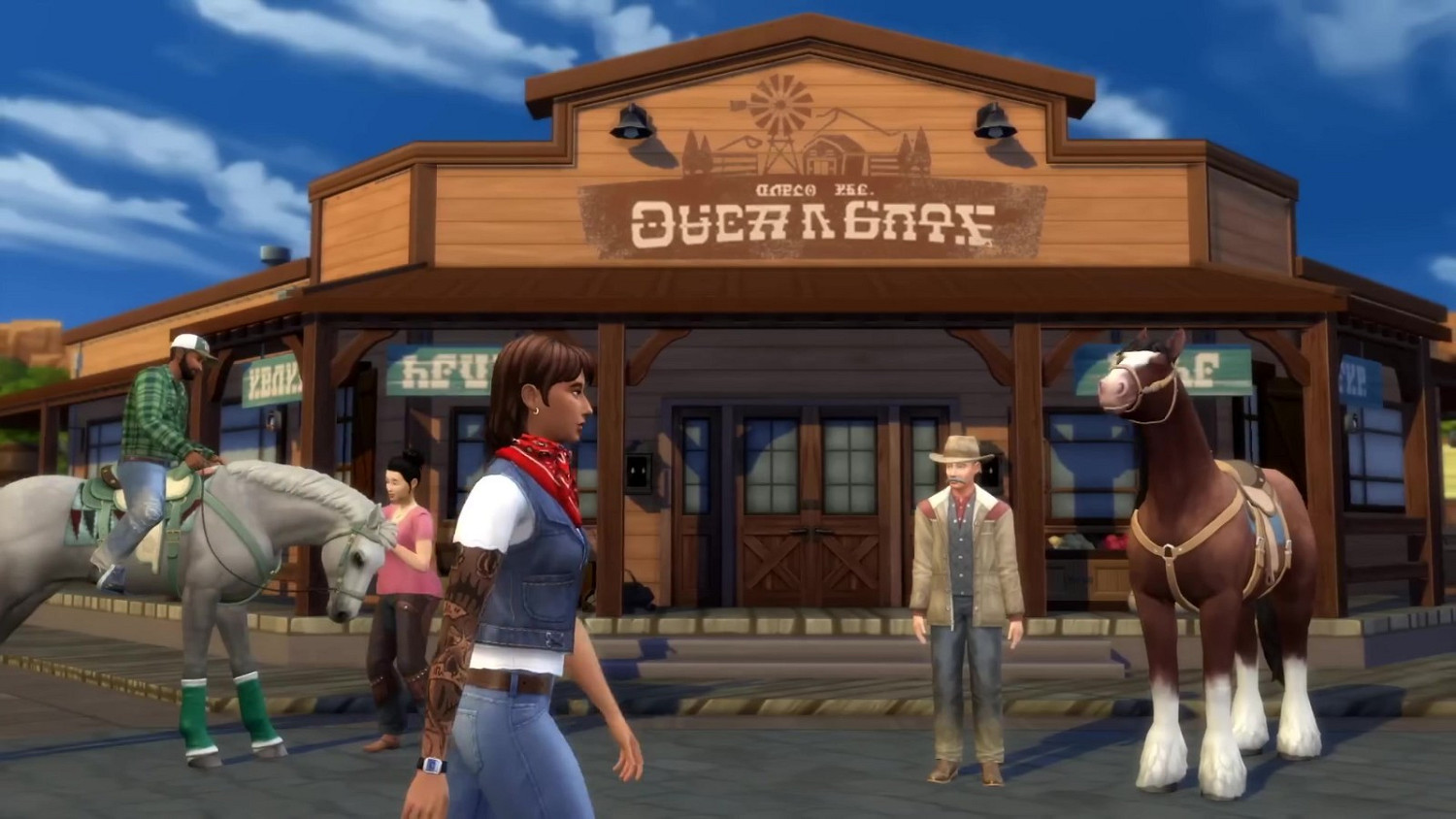 《模擬市民4》新增駿馬牧場資料片 可體驗養馬生活 《模擬市民4》新增駿馬牧場資料片 可體驗養馬生活