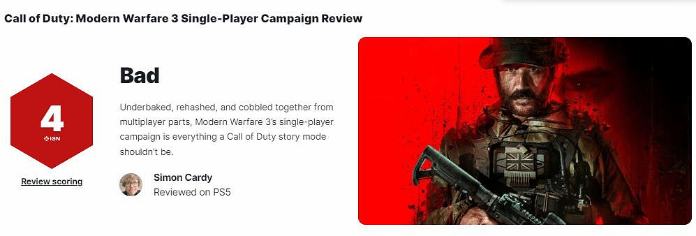 《魔戒:咕嚕》發來賀電!《決勝時刻20》IGN評分4分 《魔戒:咕嚕》發來賀電!《決勝時刻20》IGN評分4分