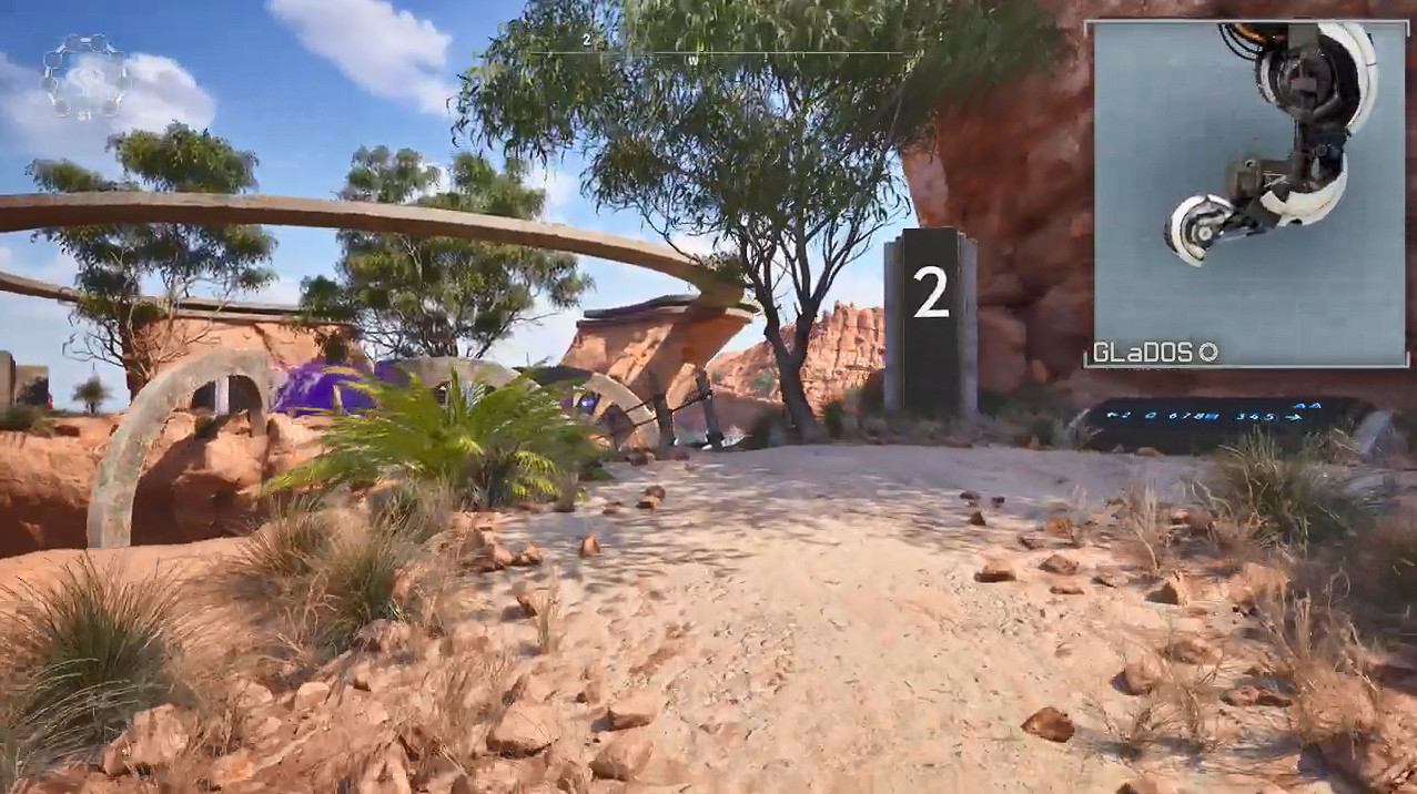 “連動”傳送門了?GLaDOS玩《塔洛斯的法則2》 “連動”傳送門了?GLaDOS玩《塔洛斯的法則2》