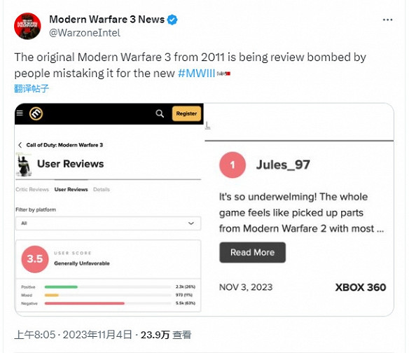 早報：《鬥陣特攻》2023世界杯中國隊獲得亞軍