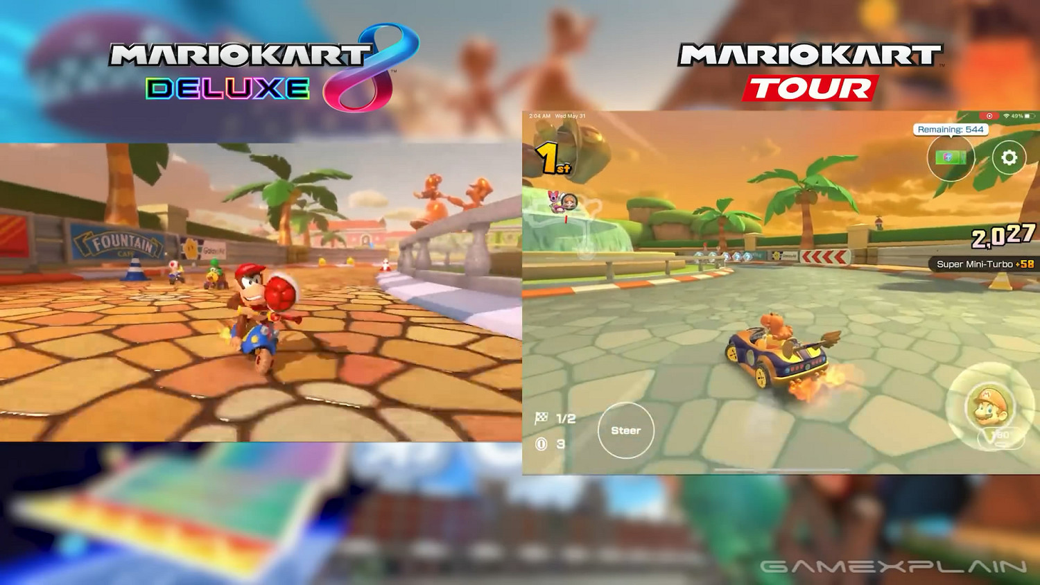 《馬車8DX》第6彈DLC新增賽道與原賽道對比影像賞! 《馬車8DX》第6彈DLC新增賽道與原賽道對比影像賞!