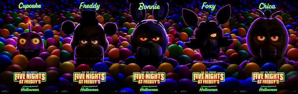 恐怖遊戲《玩具熊的五夜後宮》改編電影票房1.36億美元 恐怖遊戲《玩具熊的五夜後宮》改編電影票房1.36億美元