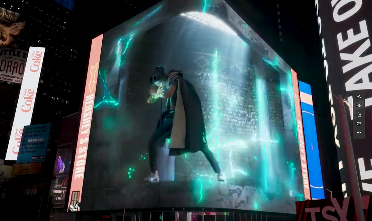 廣告比遊戲做的好!時代廣場出現《Forspoken》3D廣告 廣告比遊戲做的好!時代廣場出現《Forspoken》3D廣告