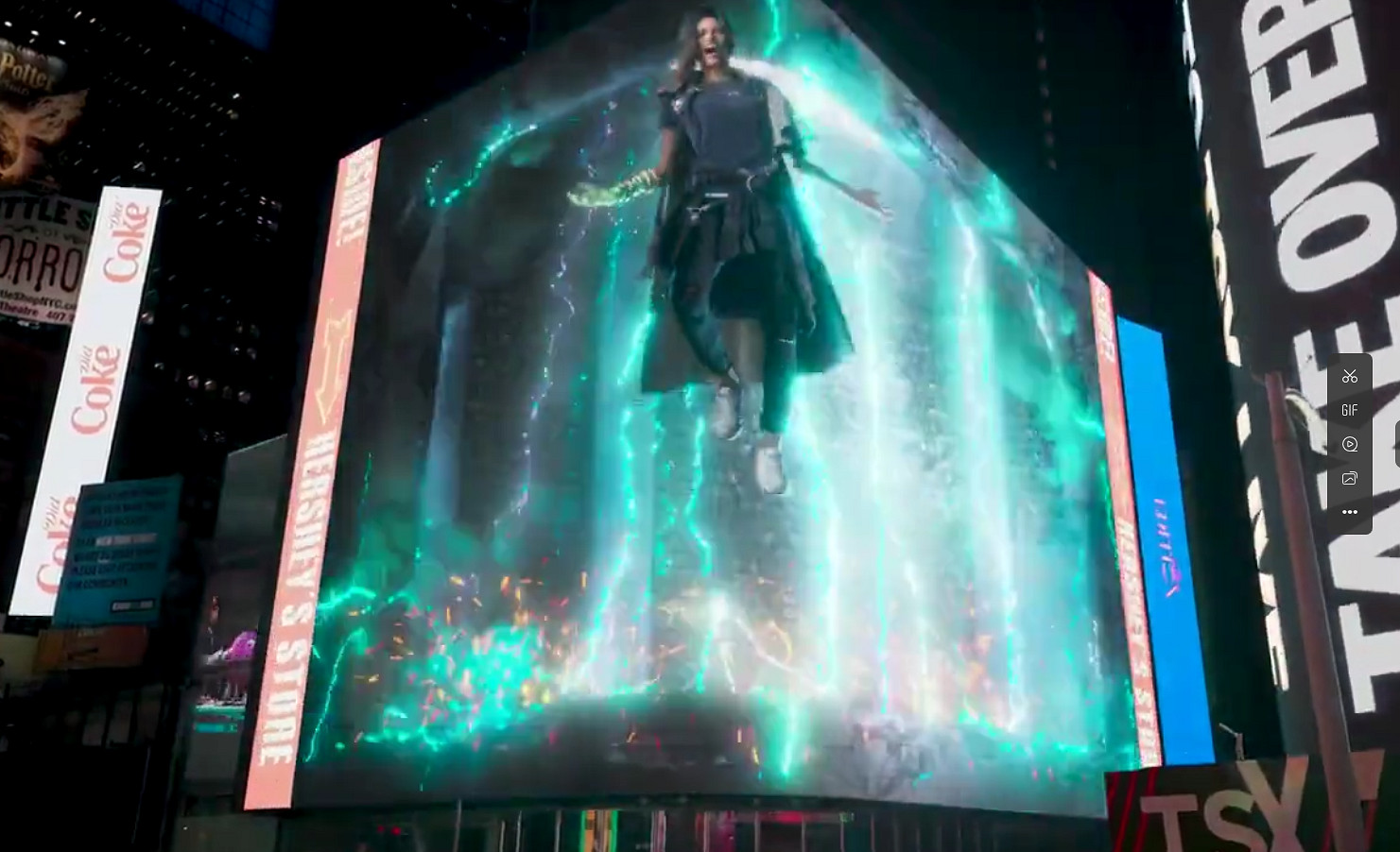 廣告比遊戲做的好!時代廣場出現《Forspoken》3D廣告 廣告比遊戲做的好!時代廣場出現《Forspoken》3D廣告