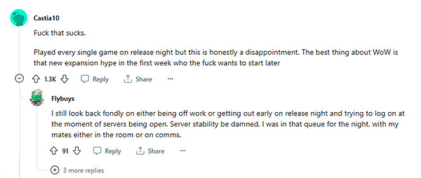 《WOW》付費搶先體驗引發玩家不滿:誰想比別人晚? 《WOW》付費搶先體驗引發玩家不滿:誰想比別人晚?