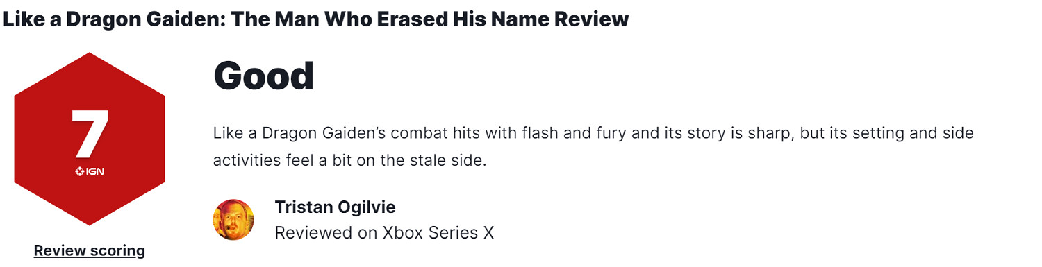 早報:Epic商城上線5年未盈利 人中之龍7外傳IGN 7分 早報:Epic商城上線5年未盈利 人中之龍7外傳IGN 7分