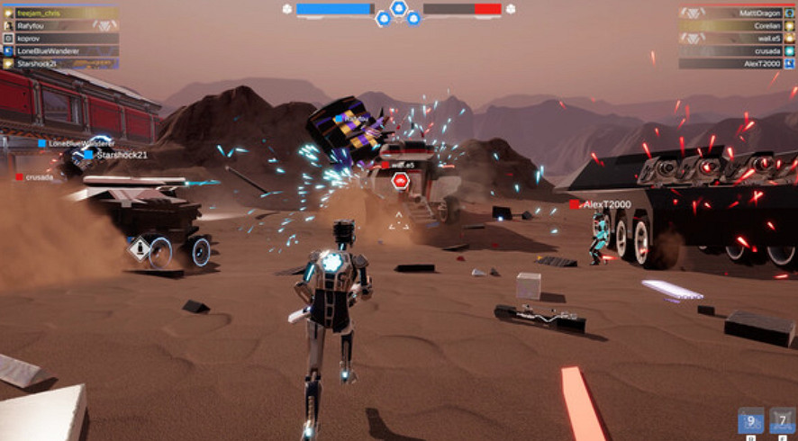 多人定製大混戰遊戲《機器戰車2》Steam平台免費開玩