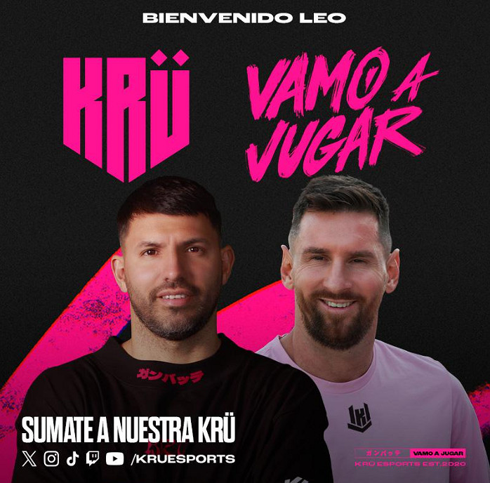 從足球場到電競圈！ 梅西已成為KRÜ電競俱樂部新老板