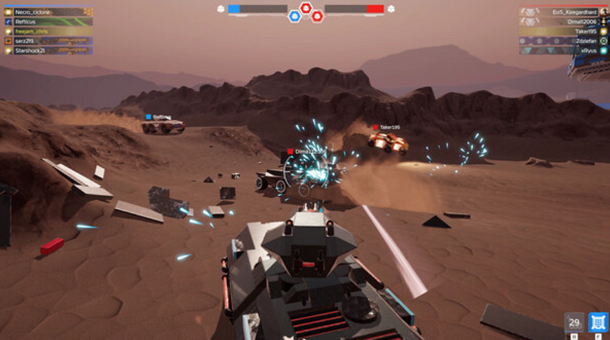 多人定製大混戰遊戲《機器戰車2》Steam平台免費開玩