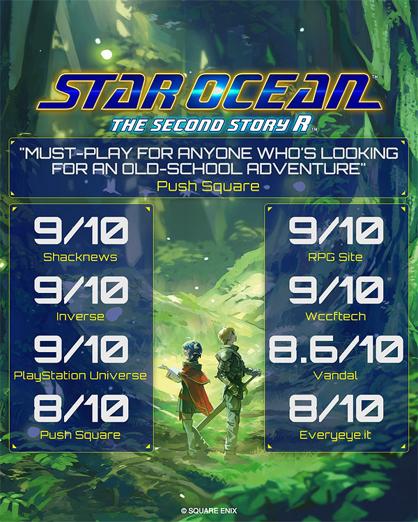 好評不斷!《星海:第二個故事R》媒體讚譽圖公開 好評不斷!《星海:第二個故事R》媒體讚譽圖公開