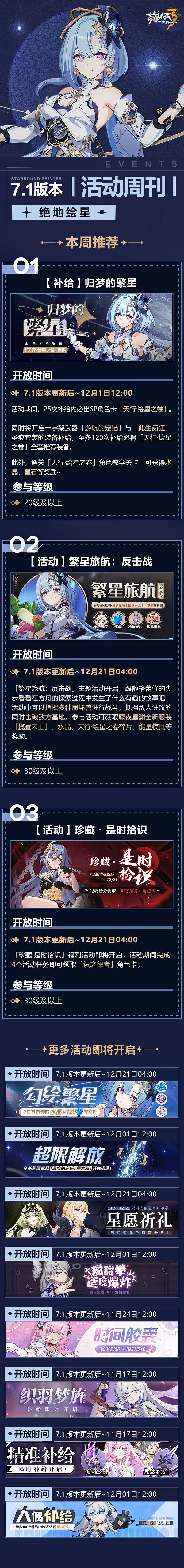 《崩壞3》7.1什麽時候更新 7.1版本更新時間