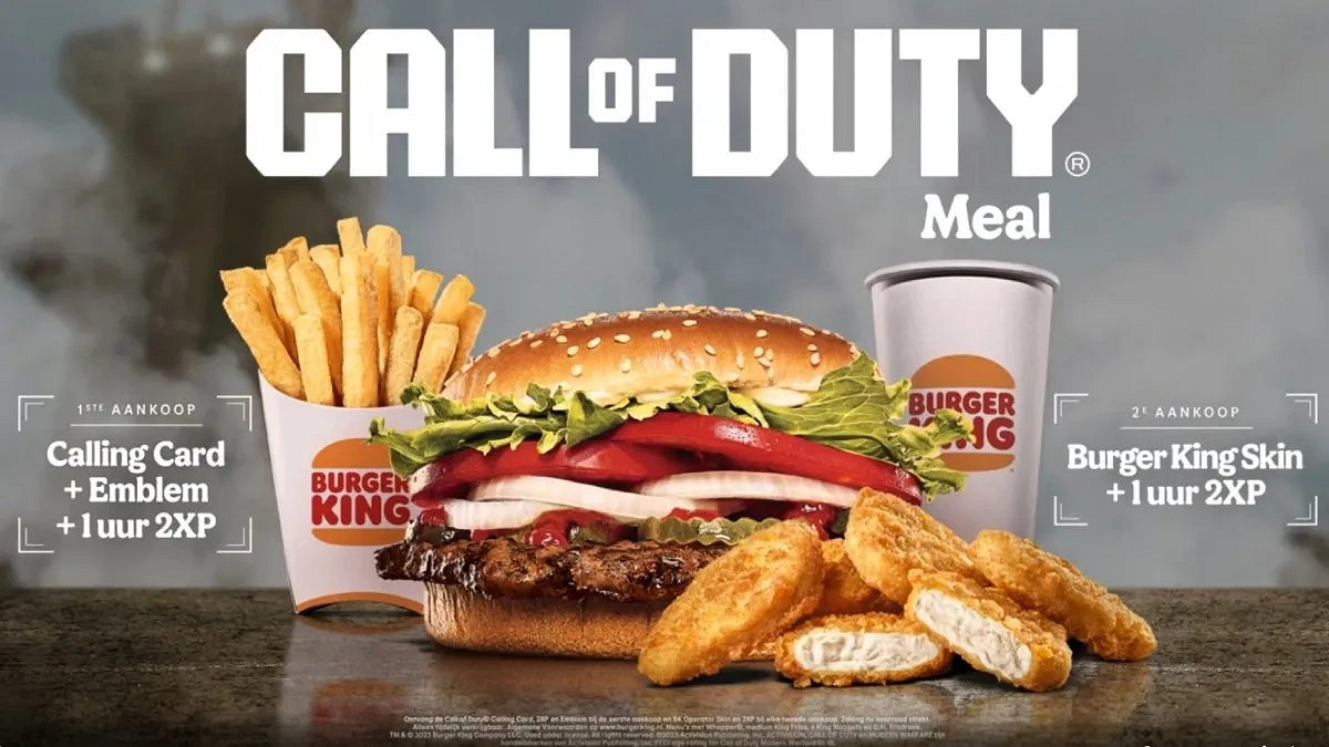 《現代戰爭3》連動漢堡王!吃漢堡拿漢堡城國王皮膚! 《現代戰爭3》連動漢堡王!吃漢堡拿漢堡城國王皮膚!