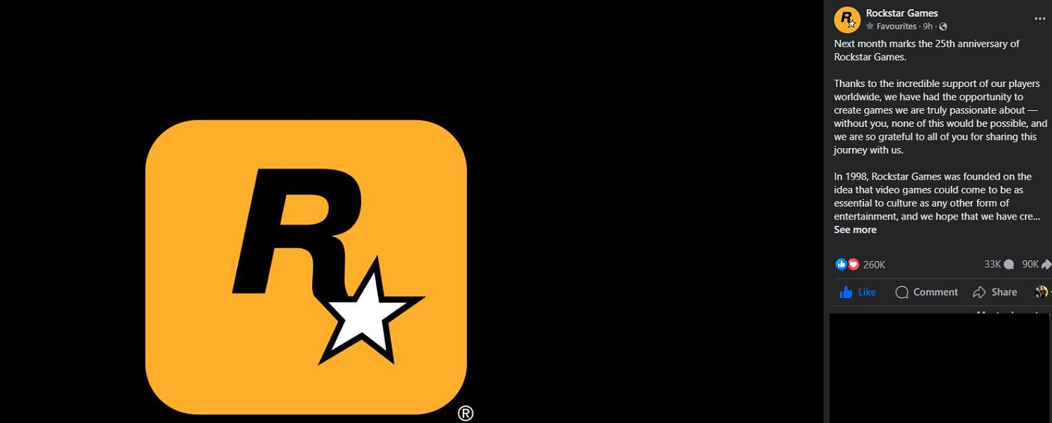 R星官宣《GTA6》人氣太火爆！國外各平台點讚數爆表