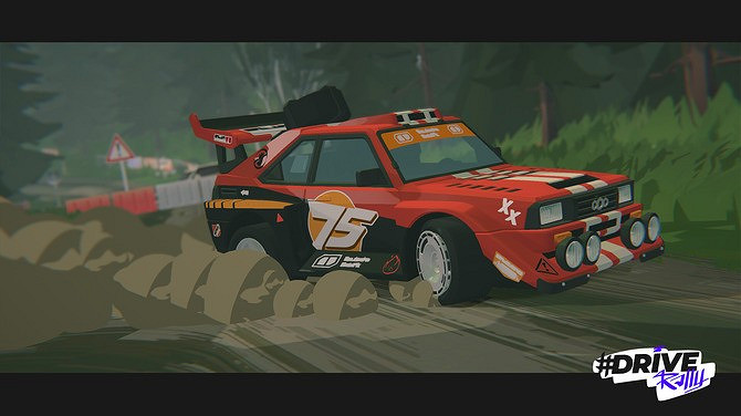 《#DRIVE Rally》Steam頁面上線 卡通渲染風賽車新遊