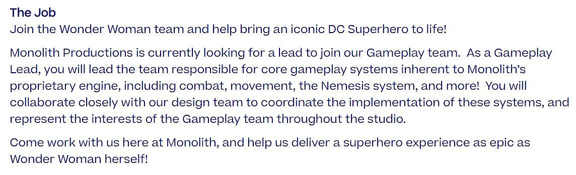 又來?華納《神奇女俠》新作可能也是長期服務型遊戲 又來?華納《神奇女俠》新作可能也是長期服務型遊戲