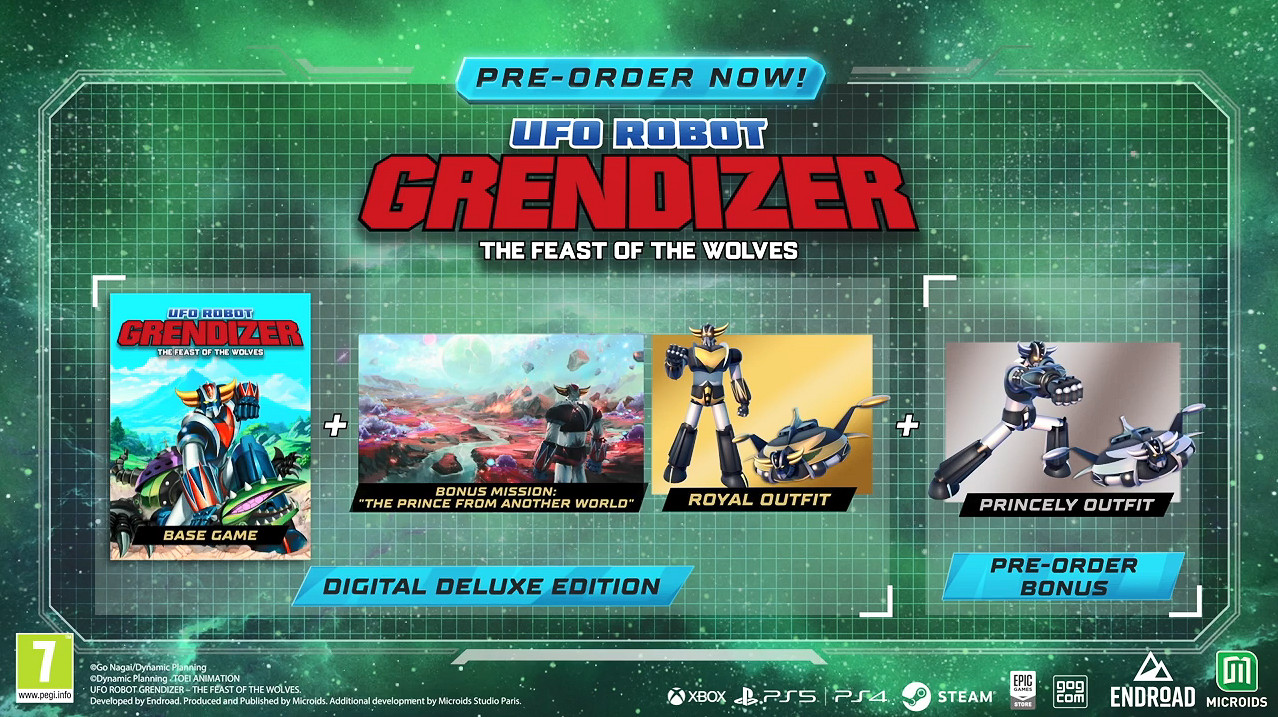 《UFO機器人古連泰沙:狼群盛宴》發售宣傳片公開! 《UFO機器人古連泰沙:狼群盛宴》發售宣傳片公開!