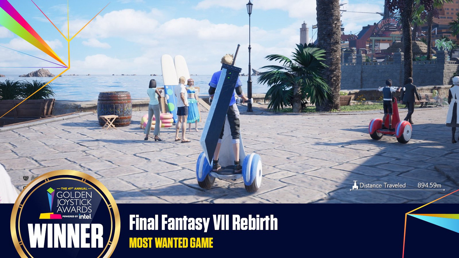 《最終幻想7:重生》榮獲2023年金搖桿最受期待獎! 《最終幻想7:重生》榮獲2023年金搖桿最受期待獎!