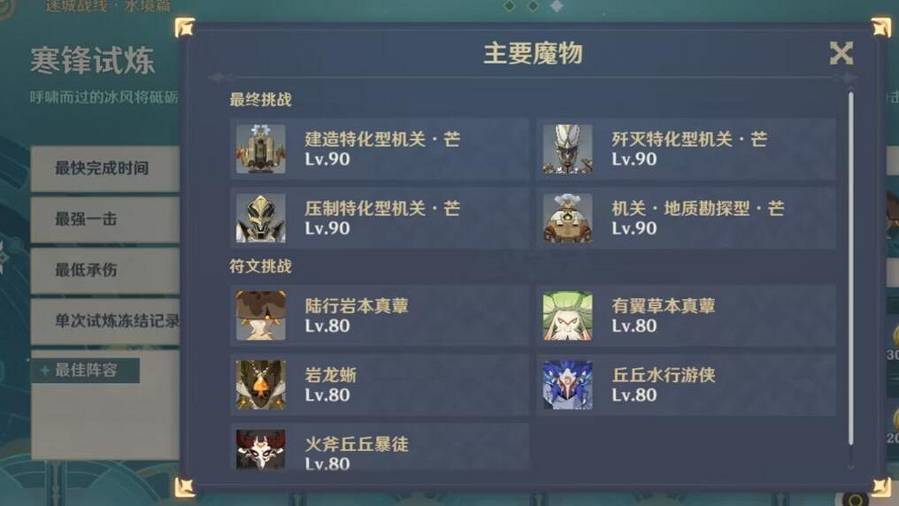 《原神》4.2迷城戰線水境篇第三天通關陣容