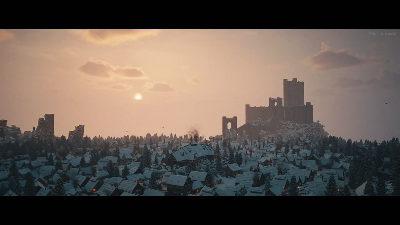 美輪美奐！藝術家虛幻5重製《上古卷軸5》“冬堡”