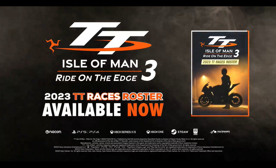 《曼島TT:邊緣競速3》DLC發售預告公布 新增12位車手 《曼島TT:邊緣競速3》DLC發售預告公布 新增12位車手