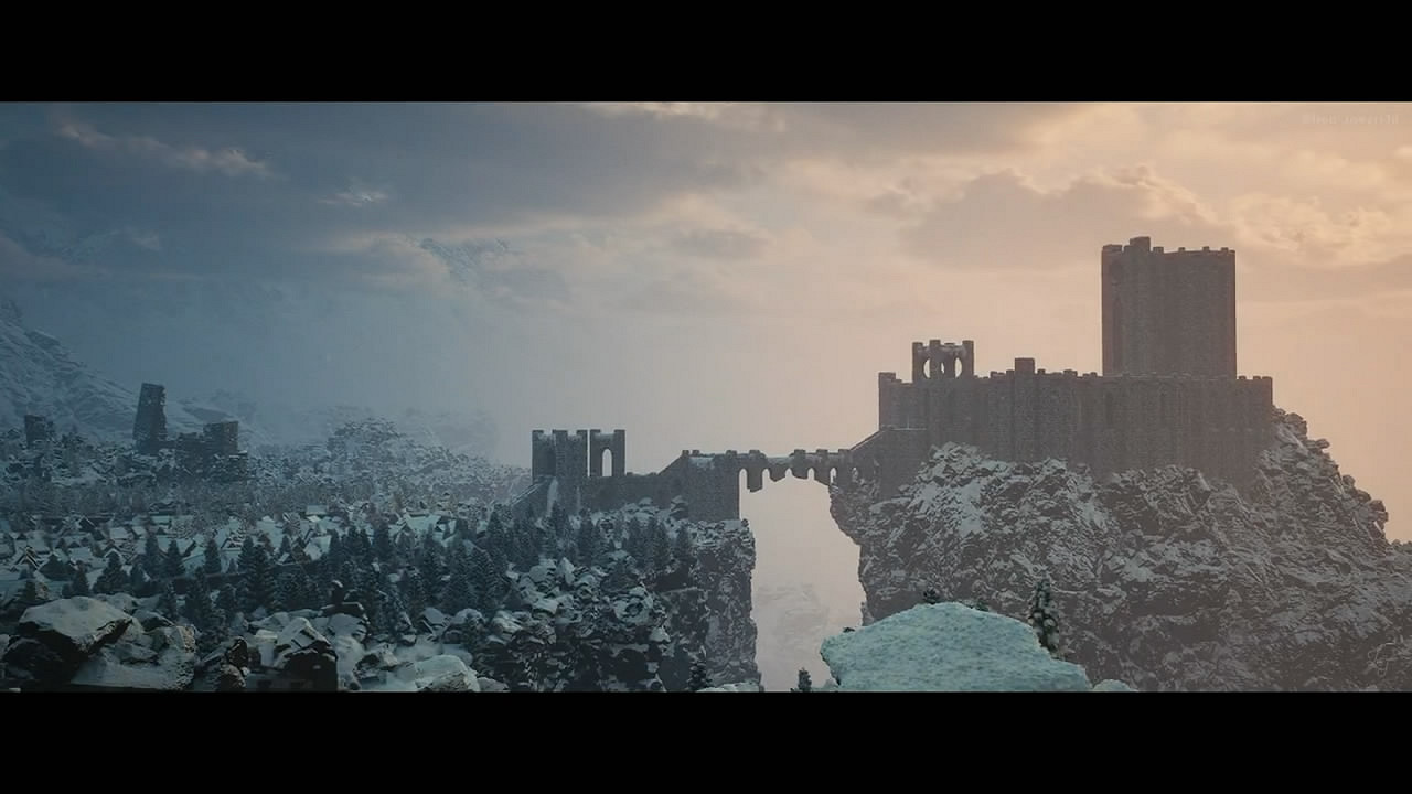 美輪美奐！藝術家虛幻5重製《上古卷軸5》“冬堡”