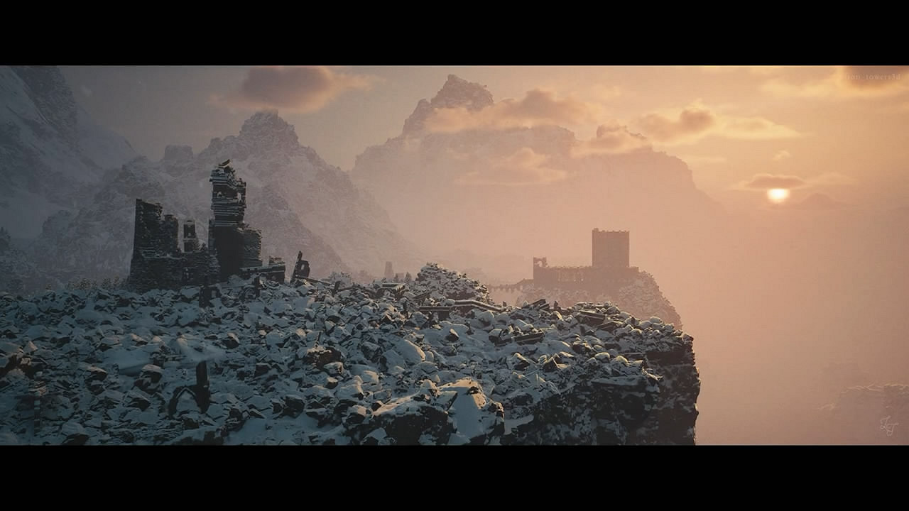 美輪美奐！藝術家虛幻5重製《上古卷軸5》“冬堡”