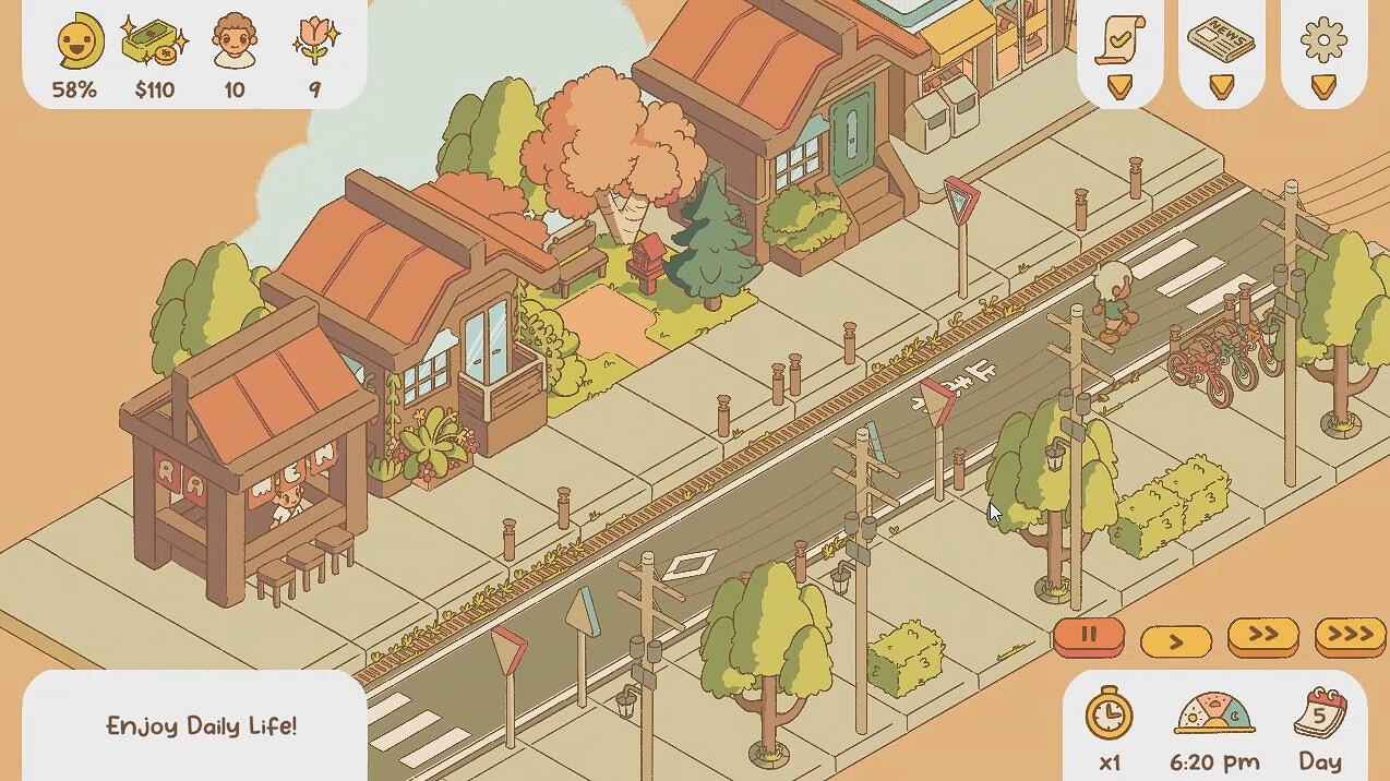 日式風格商店街經營模擬遊戲《南小路》公布 2024年1月登陸Steam