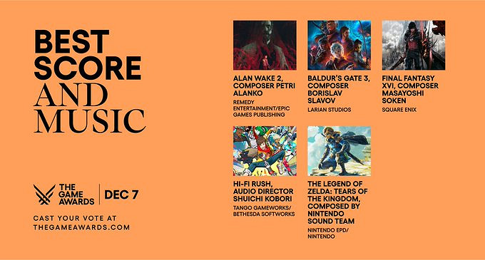 TGA2023全獎項提名：《心靈殺手2》《博德3》獲8項提名