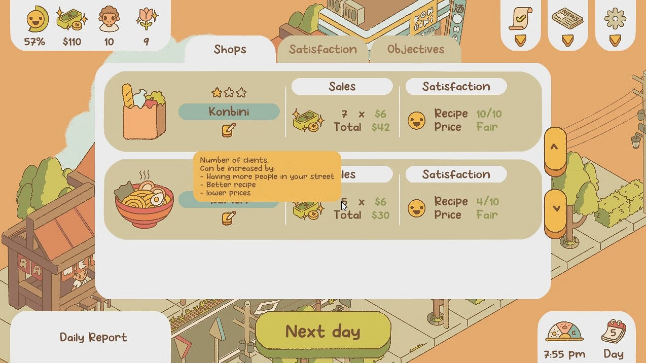 日式風格商店街經營模擬遊戲《南小路》公布 2024年1月登陸Steam