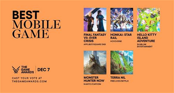 《星鐵》提名TGA最佳移動遊戲,米哈遊準備送星穹! 《星鐵》提名TGA最佳移動遊戲,米哈遊準備送星穹!