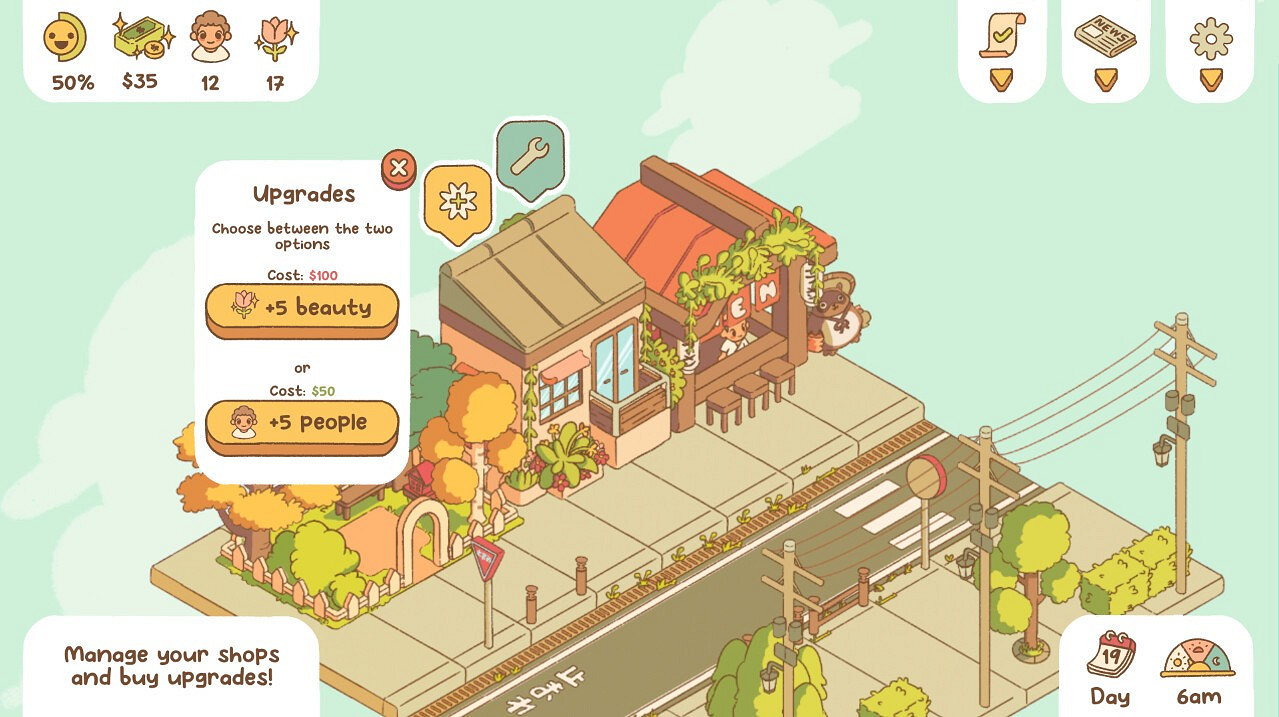 日式風格商店街經營模擬遊戲《南小路》公布 2024年1月登陸Steam