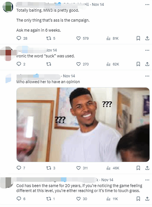 開掛女主播吐槽《COD20》遭網友怒斥:別亂發表意見! 開掛女主播吐槽《COD20》遭網友怒斥:別亂發表意見!