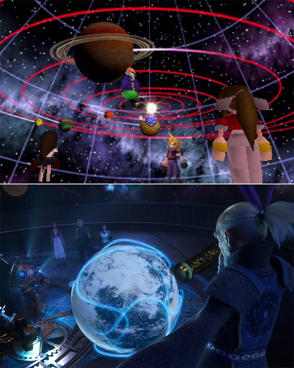 《最終幻想7：重生》與原版畫面新對比圖：細節更精致