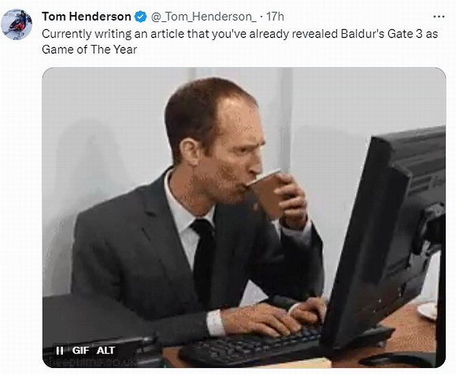 TGA創始人暗示《柏德之門3》是今年年度遊戲 你的選擇是？