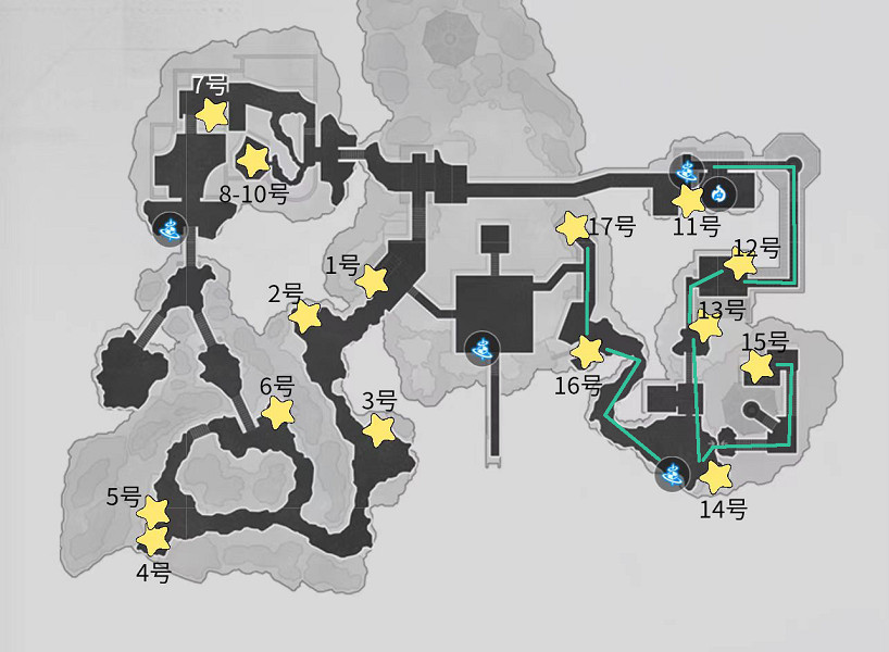 崩壞星穹鐵道仙舟綏園全寶箱位置介紹