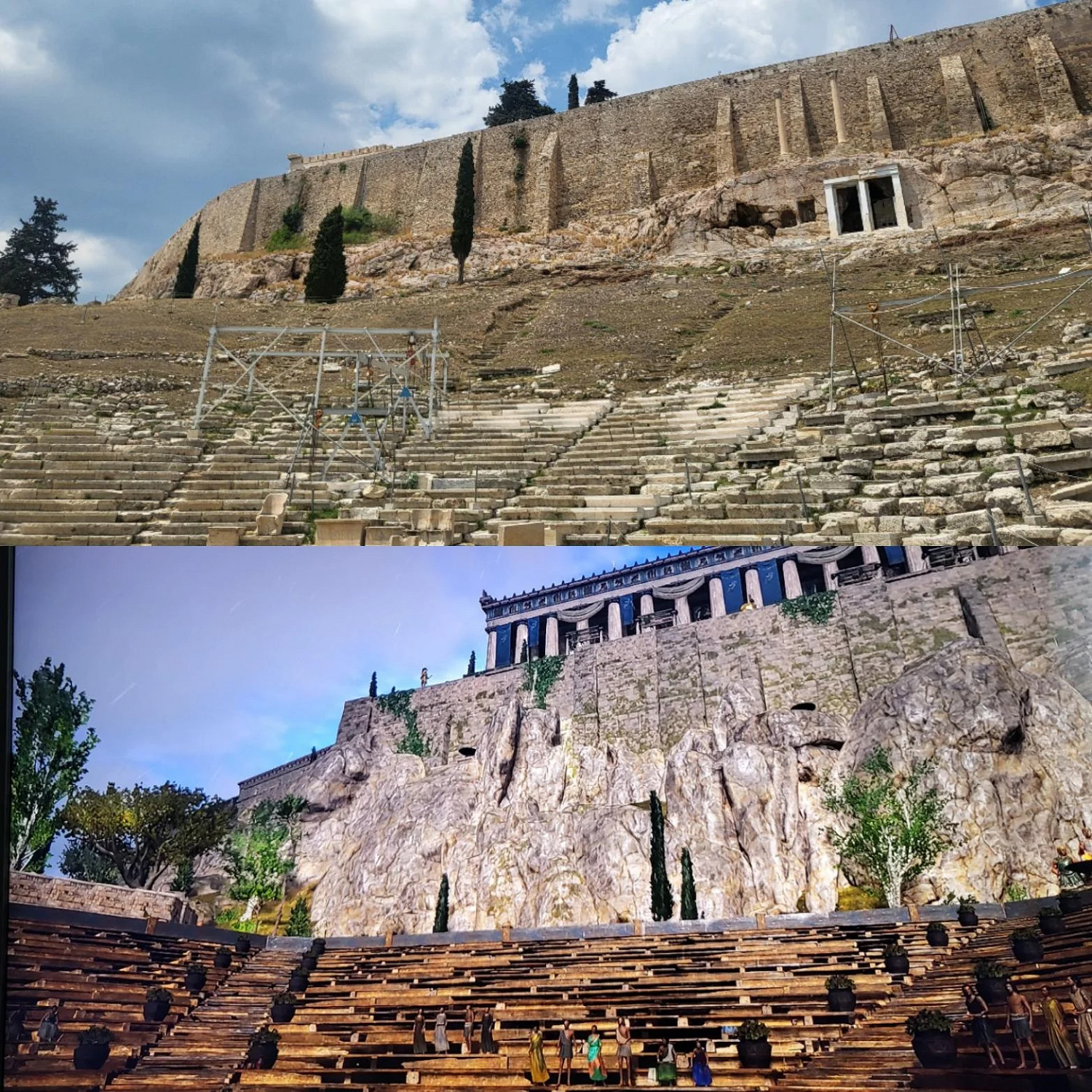 玩家曬《刺客教條:奧德賽》古希臘與現實旅遊照對比 玩家曬《刺客教條:奧德賽》古希臘與現實旅遊照對比