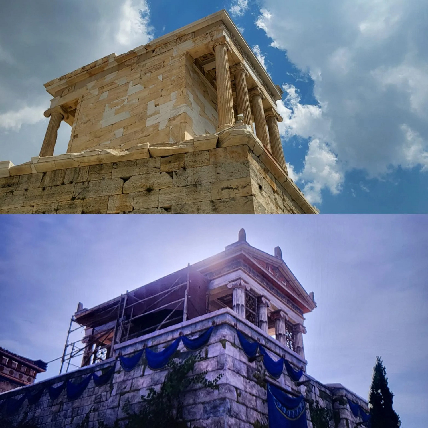 玩家曬《刺客教條:奧德賽》古希臘與現實旅遊照對比 玩家曬《刺客教條:奧德賽》古希臘與現實旅遊照對比