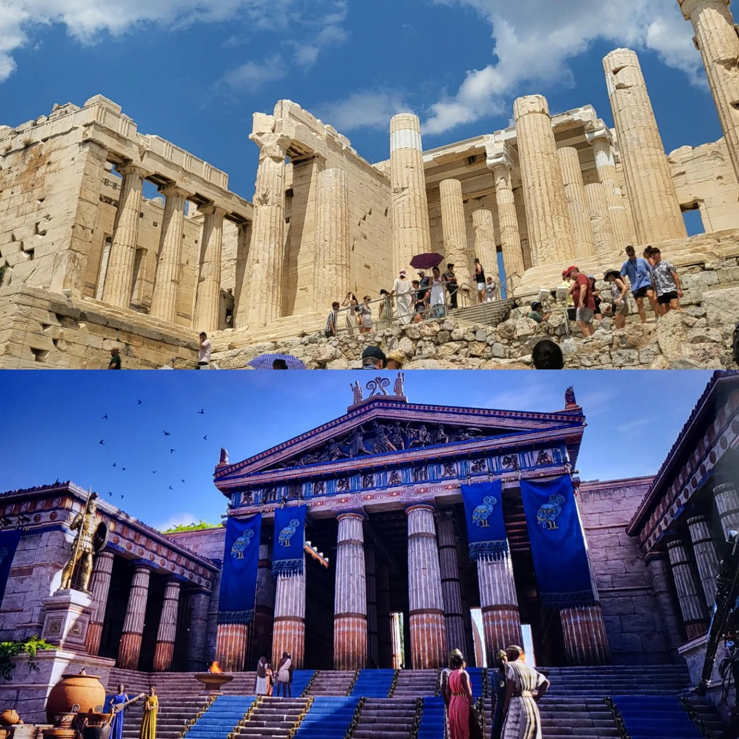 玩家曬《刺客教條:奧德賽》古希臘與現實旅遊照對比 玩家曬《刺客教條:奧德賽》古希臘與現實旅遊照對比