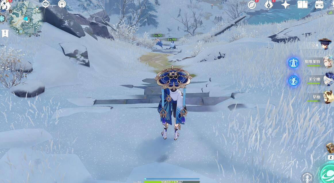 《原神》4.2雪山圖形對抗實驗錄拍照位置