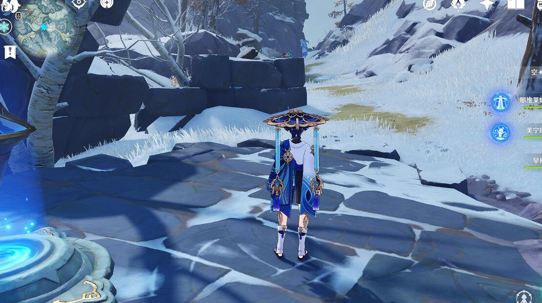 《原神》4.2雪山圖形對抗實驗錄拍照位置