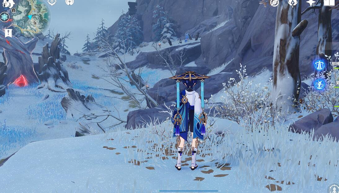 《原神》4.2雪山圖形對抗實驗錄拍照位置