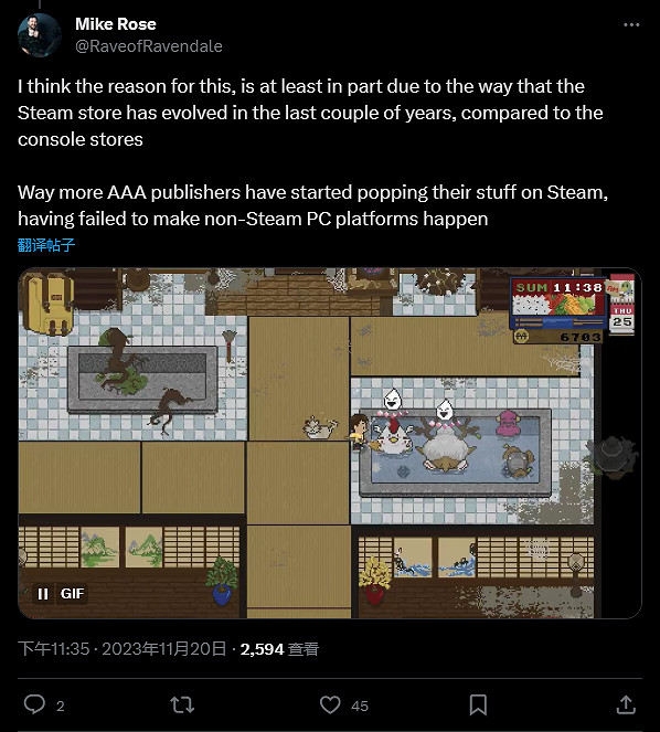 盈利超開發費3倍！《妖怪湯屋》首周收入破100萬美元