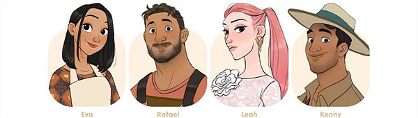 《珊瑚島》1.0約會對象介紹 《珊瑚島》1.0約會對象介紹